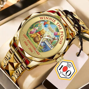 Winnie-the-Pooh 100th Anniversary Alloy Luxury Quartz Watch - TMTHU2890