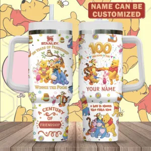Personalized Winnie-the-Pooh 100th Anniversary 40oz Stanley Tumbler - TMTHU2935