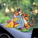Winnie-the-Pooh Custom shape 2-sided Acrylic Car Ornament – HOATT15384