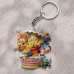 Winnie-the-Pooh 100th Anniversary Custom Shape 2-sided Keychain – TMTHU2946