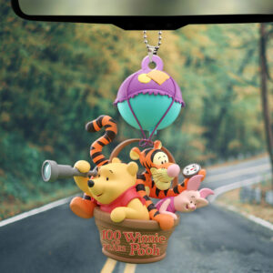 Winnie-the-Pooh 100th Anniversary Custom shape 2-sided Acrylic Car Ornament - TMTHU2966