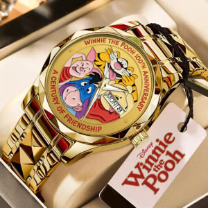 Winnie-the-Pooh 100th Anniversary Alloy Luxury Quartz Watch - TMTHU2967