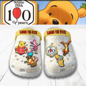 Winnie-the-Pooh 100th Anniversary Custom Clogs - TMTHU3034