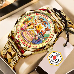 Winnie-the-Pooh 100th Anniversary Alloy Luxury Quartz Watch - TMTHU2921