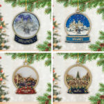 4PCS Harry Potter Custom Shape 2-Side Printed Acrylic Ornament – TANTN19504