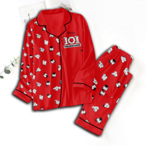 101 Dalmatians 65th Anniversary Satin Pajama Set with Piping - TANTN20052