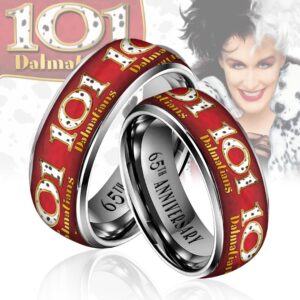 101 Dalmatians 65th Anniversary Custom Alloy Ring - HOATT15549