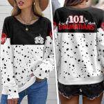 101 Dalmatians 65th Anniversary Round Neck Raglan Sleeve Sweatshirt – TANTN19980