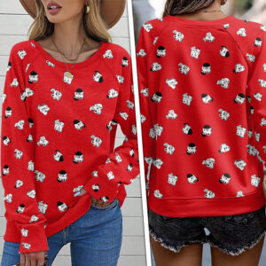 101 Dalmatians 65th Anniversary Round Neck Raglan Sleeve Sweatshirt – TANTN20051