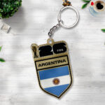 Argentina National Football Team 2026 World Cup Custom Shape 2-sided Keychain – TANTN20836