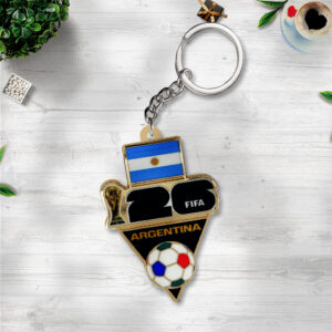 Argentina National Football Team 2026 World Cup Custom Shape 2-sided Keychain - TANTN20838
