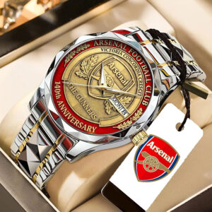 Arsenal FC 140th Anniversary Alloy Luxury Quartz Watch - TANTN20539