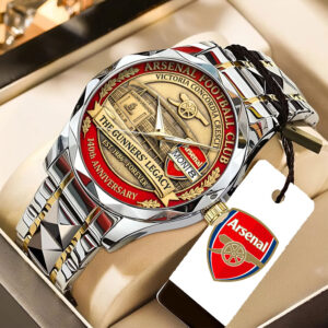 Arsenal FC 140th Anniversary Alloy Luxury Quartz Watch - TANTN20540