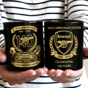 Arsenal FC 140th Annversary Ceramic Mug - MAITM14439
