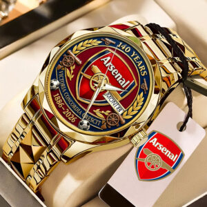 Arsenal FC 140th Anniversary Alloy Luxury Quartz Watch - TMTHU3299