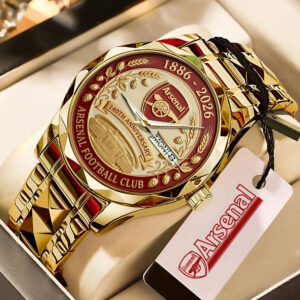 Arsenal FC 140th Anniversary Alloy Luxury Quartz Watch - MAITM14629