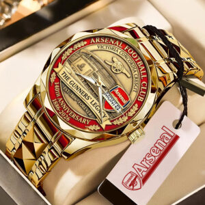 Arsenal FC 140th Anniversary Alloy Luxury Quartz Watch - MAITM14565
