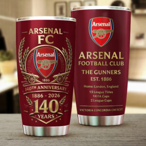 Arsenal FC 140th Anniversary Tumbler Cup - MAITM14410