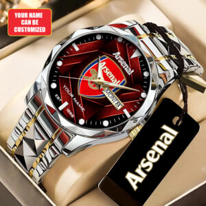 Personalized Arsenal FC Alloy Luxury Quartz Watch - TANTN20183