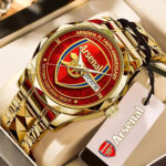 Arsenal FC 140th Anniversary Alloy Luxury Quartz Watch – TMTHU3233