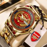 Arsenal FC 140th Anniversary Alloy Luxury Quartz Watch – HOATT15708