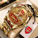 Arsenal FC 140th Anniversary Alloy Luxury Quartz Watch – HOATT16036