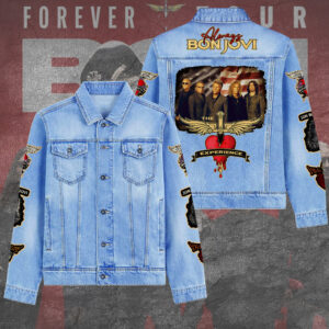 Bon Jovi 2D Denim Jacket - TANTN19913