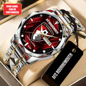 Personalized  AFC Bournemouth Alloy Luxury Quartz Watch - TANTN20274