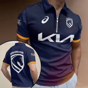 Brisbane Broncos 2026 Zip Polo Shirt - HOATT15908