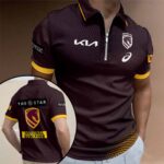 Brisbane Broncos 2026 Zip Polo Shirt – HOATT15910