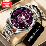 Personalized Burnley FC Alloy Luxury Quartz Watch – TANTN20265