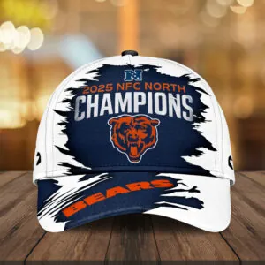 Chicago Bears 2025 NFC North Champions Classic Cap - MAITM14369