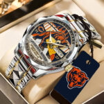 Chicago Bears Wild Card 2026 Alloy Luxury Quartz Watch – TANTN20502