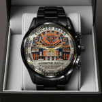 Chicago Bears Wild Card 2026 Black Stainless Steel Watch – TANTN20505