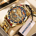 Denver Broncos Alloy Luxury Quartz Watch – MAITM14504