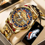 Denver Broncos Alloy Luxury Quartz Watch – TANTN20784