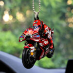 Ducati Lenovo Team x Marc Márquez Custom Shape 2-sided Acrylic Car Ornament – TANTN20415