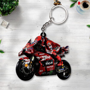 Ducati Lenovo Team x Marc Márquez Custom Shape 2-sided Keychain - TANTN20412