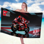 Ducati Lenovo Team x Marc Márquez Rectangle Beach Towel – TANTN20424