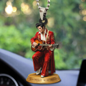 Elvis Presley Custom shape 2-sided Acrylic Car Ornament - TMTHU3115
