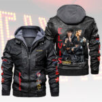 Elvis Presley 2D Leather Hooded Jacket – HOATT15669