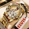 Elvis Presley Alloy Luxury Quartz Watch - TMTHU3177