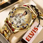 Elvis Presley Alloy Luxury Quartz Watch – TMTHU3177