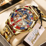 Elvis Presley Alloy Luxury Quartz Watch – MAITM14658