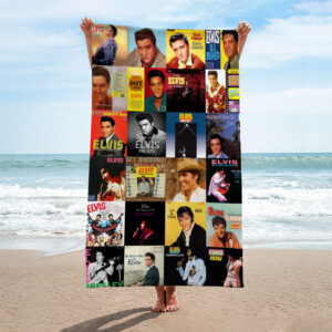 Elvis Presley Rectangle Beach Towel - HOATT15627