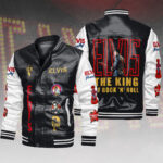 Elvis Presley Leather Bomber Jacket – HOATT15705