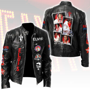 Elvis Presley Motorcycle Leather Jacket - HOATT15558