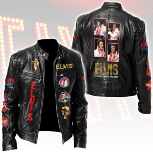 Elvis Presley Motorcycle Leather Jacket - HOATT15645