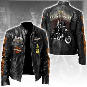 Elvis Presley Motorcycle Leather Jacket - TANTN20207