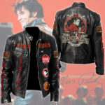 Elvis Presley Motorcycle Leather Jacket – TMTHU3234